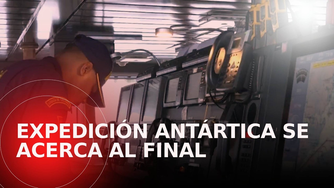 Se acerca el final de la expedición del ARC Simón Bolívar: buque afronta condiciones retadoras
