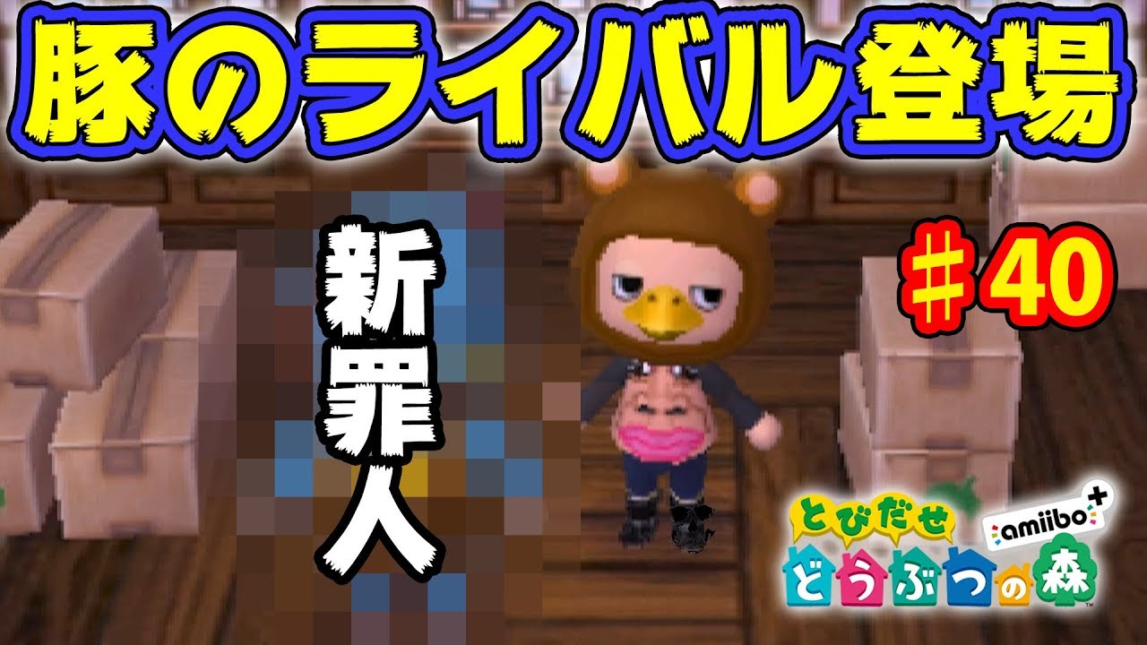 村に新しく来た罪人がヤバすぎた･･･ ♯40【とびだせどうぶつの森 実況プレイ】
