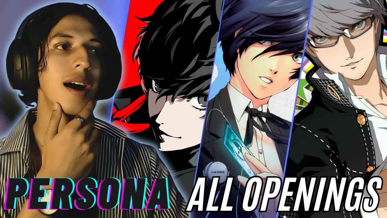 JRPG Fan Reacts to ALL PERSONA Openings for the FIRST TIME!