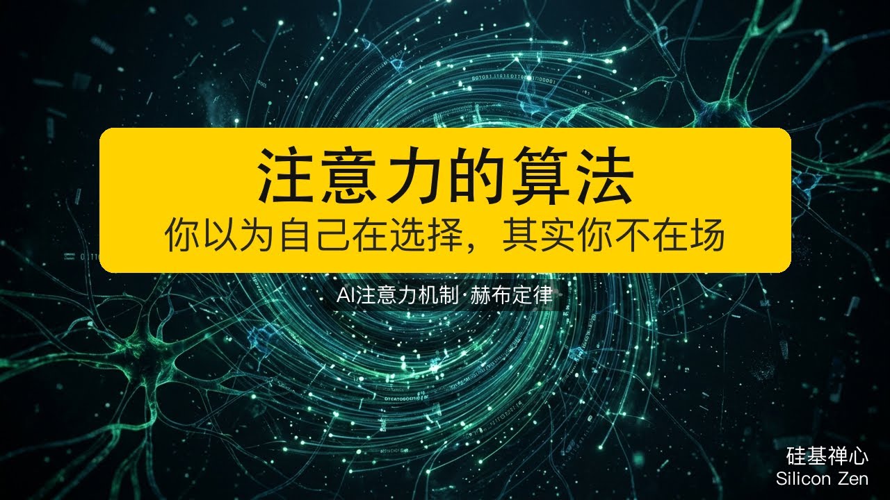 注意力的算法：你以为自己在选择，其实你不在场丨AI注意力机制&middot;赫布定律丨硅基禅心