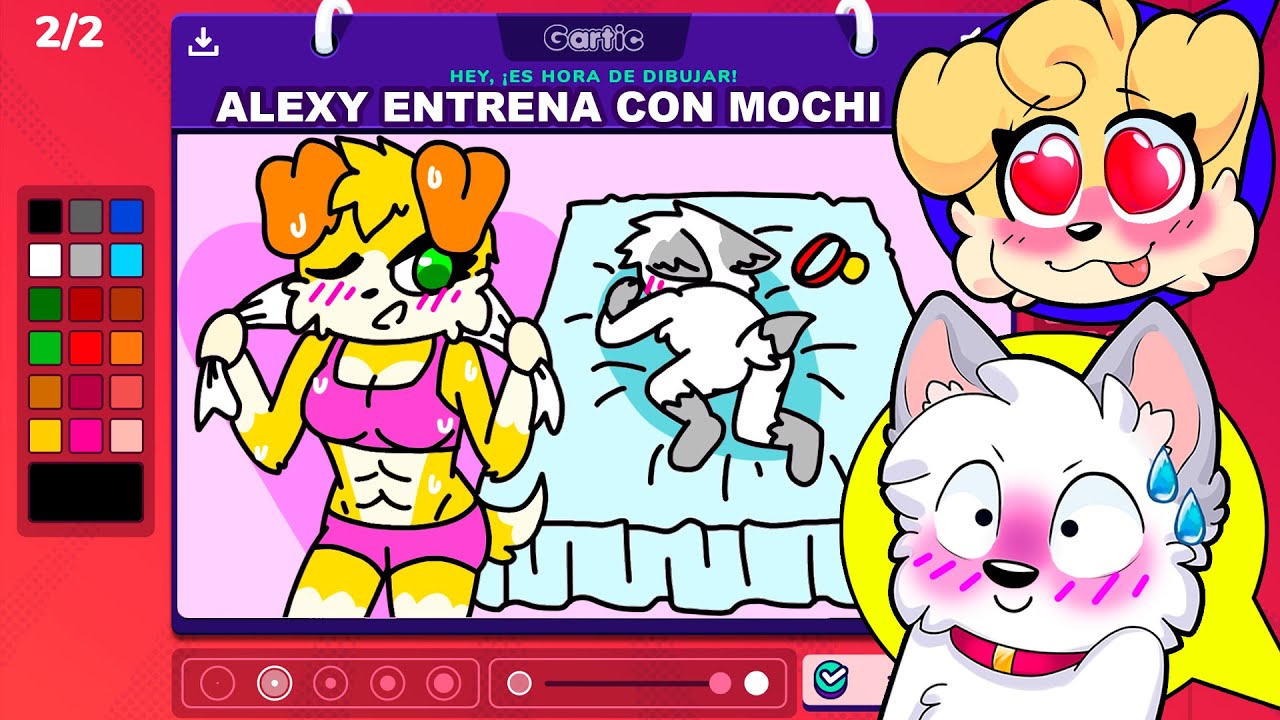ALEXY ENTRENA CON MOCHI EN GARTIC PHONE! 🤣🔥
