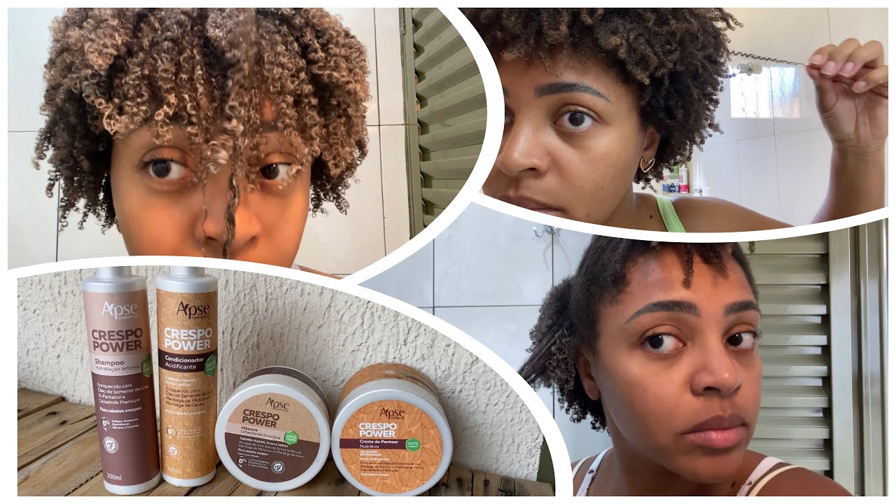 TESTEI A LINHA CRESPO POWER APSE COSMETICS