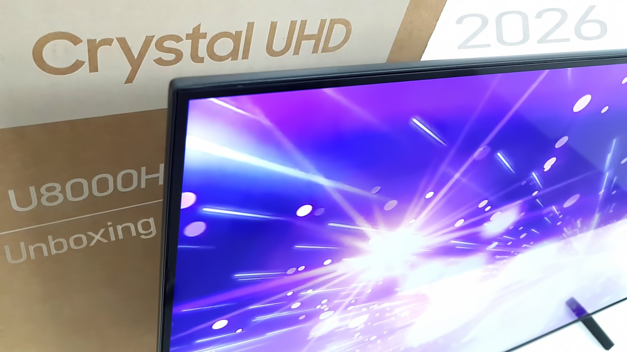 2026 Samsung U8000H Crystal 4K TV Unboxing + Setup with Demo