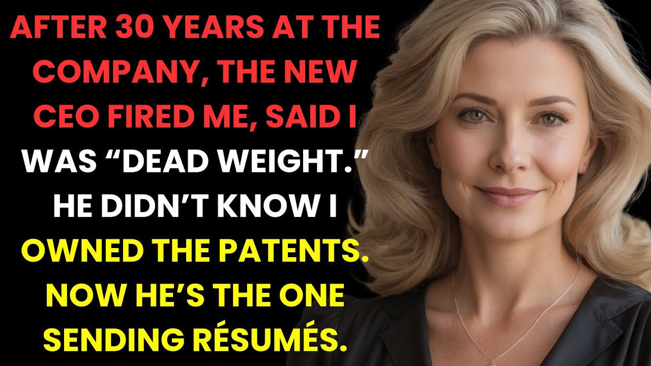 After 30 Years at the Company, the New CEO Fired Me—He Didn’t Know I Owned the Patents