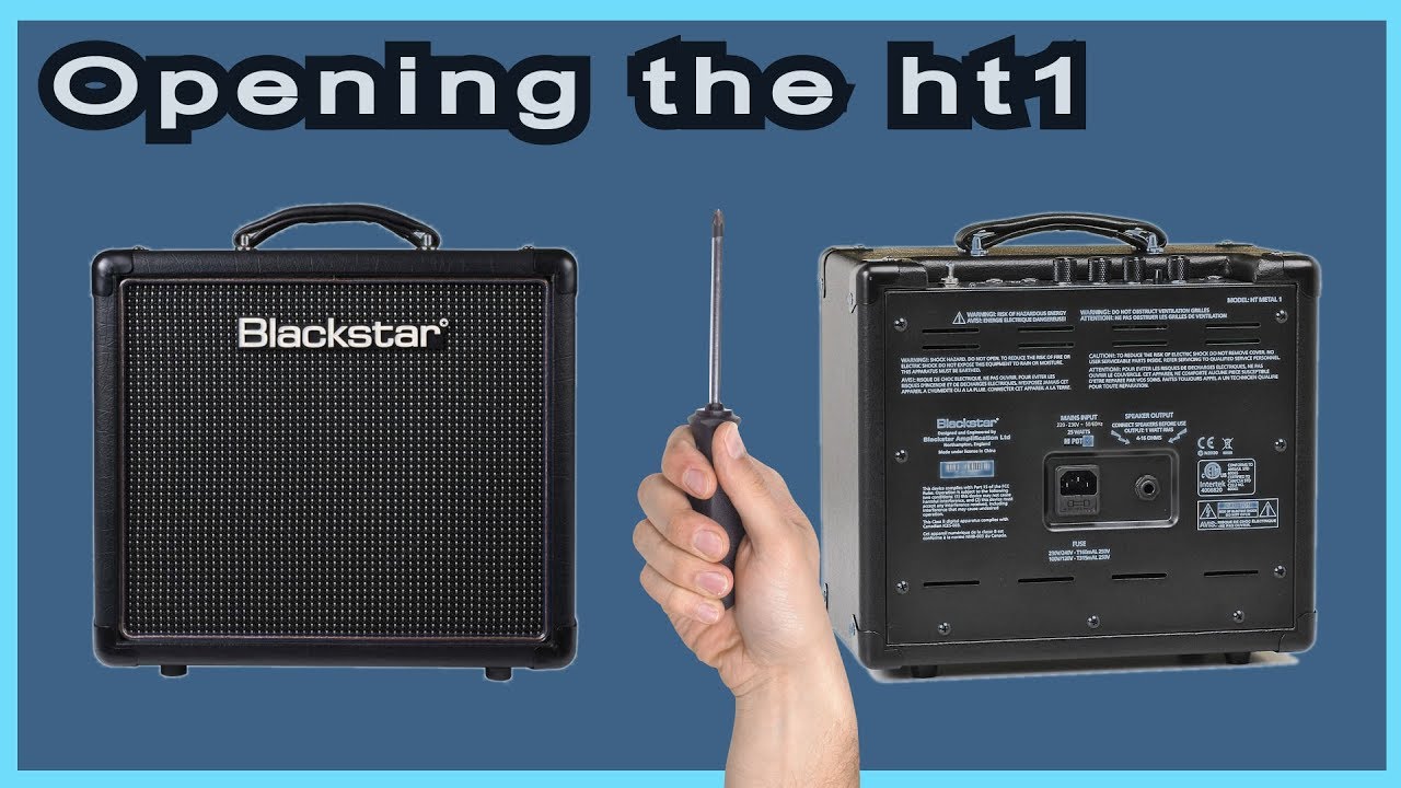 How to Open the Blackstar ht-1 (for valve replacement, speaker swap etc)