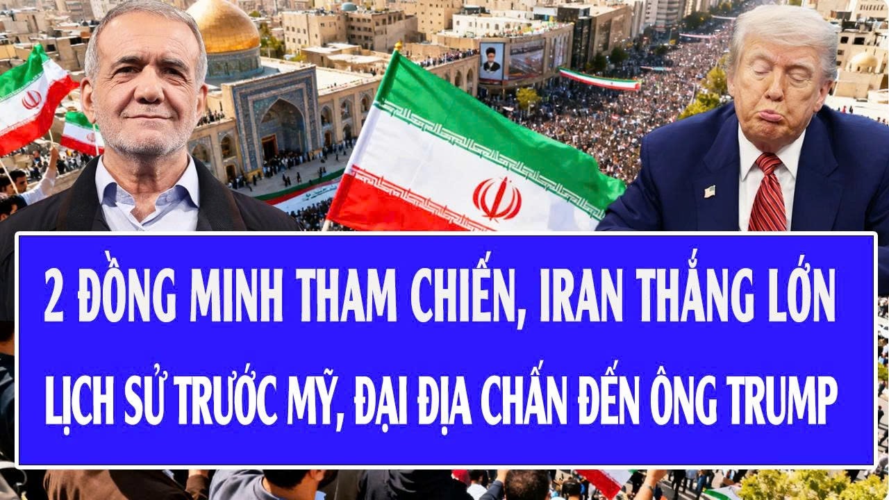 2 đồng minh tham chiến, Iran thắng lớn lịch sử trước Mỹ, đại địa chấn đến ông Trump