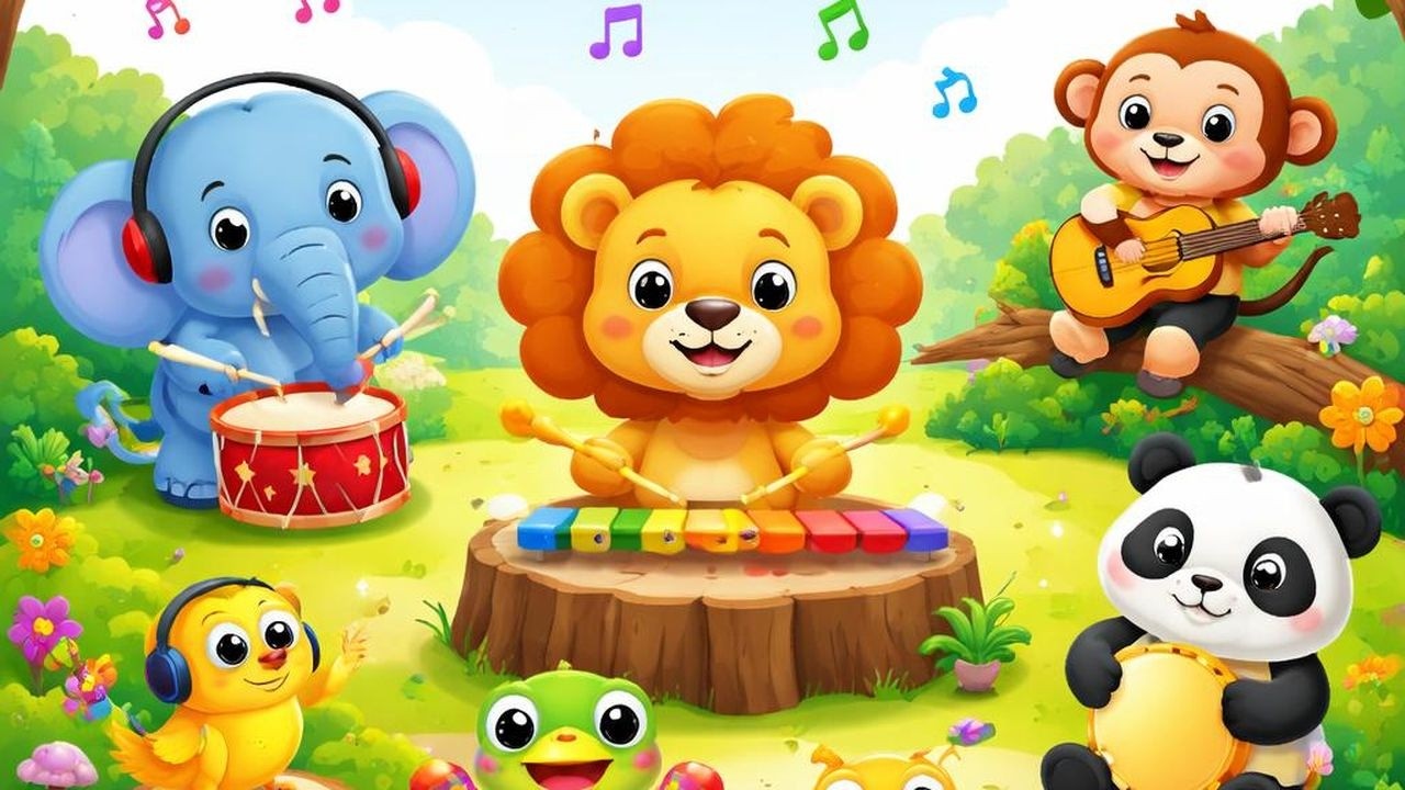 Aprenda os Animais Cantando! | Música Infantil Educativa