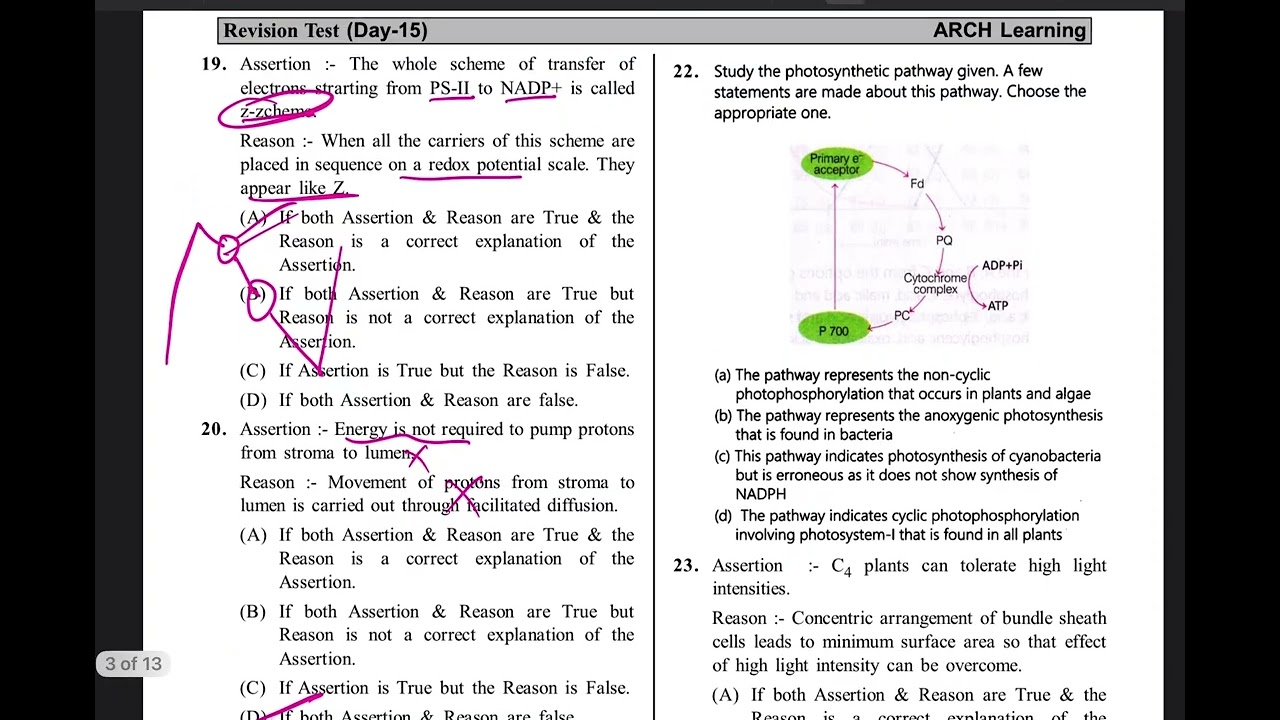 ARCH Learning NEET 2026 Solution Biology Day-15 #neet2026 #archlearning #biology #rohitsir 