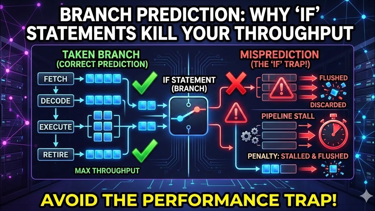 Branch Prediction: Why 'if' statements kill your throughput
