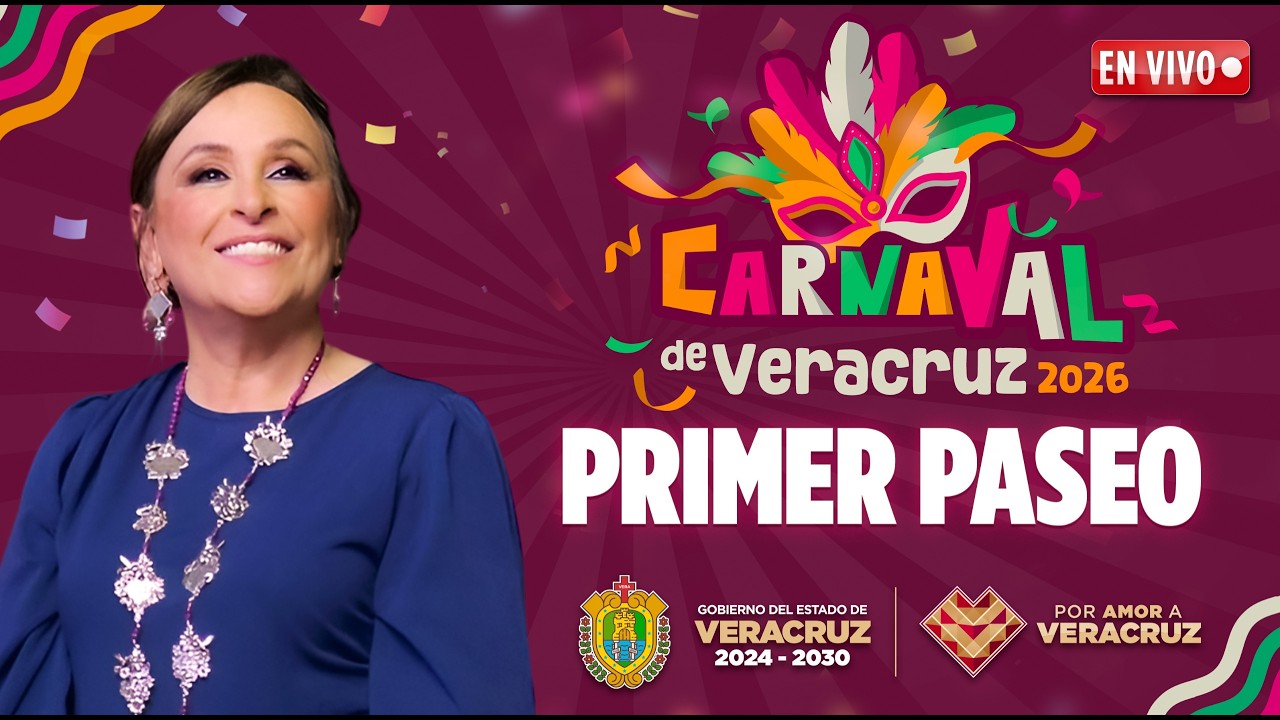 🔴 #TransmisiónEnVivo | Primer Desfile del Carnaval de Veracruz 2026 🎉🚗✨