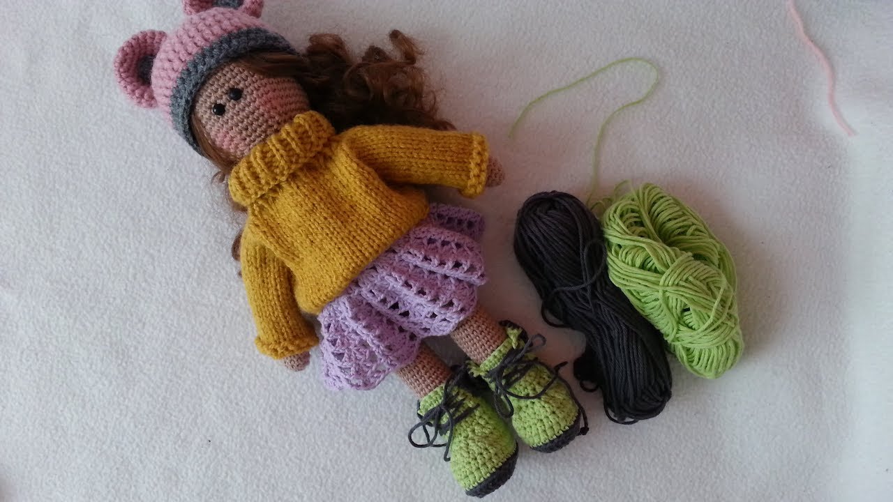 How to crochet doll shoes / Simple  booties