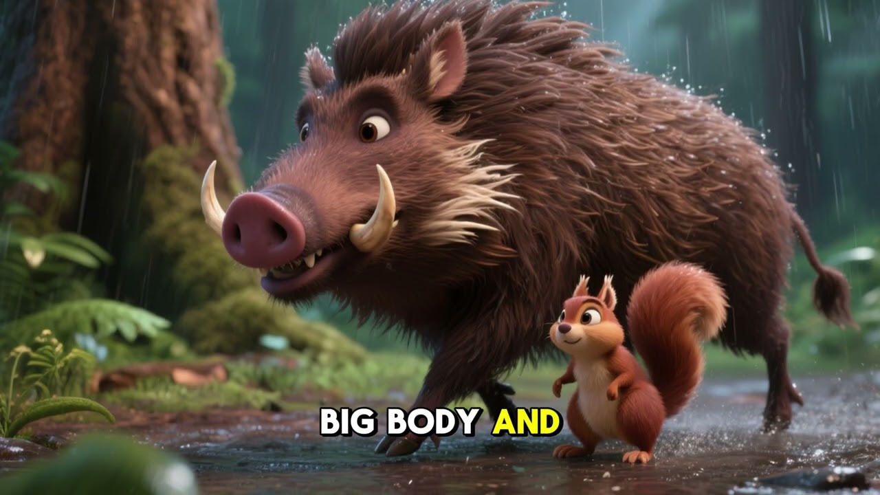The Calm Wild Boar 🐗 | A Peaceful Story About Self-Control & Kindness