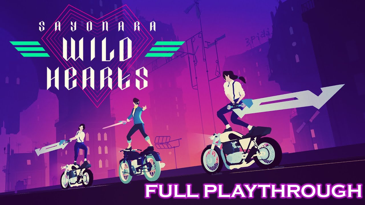 Sayonara Wild Hearts - Full Playthrough (PS4, No Commentary)