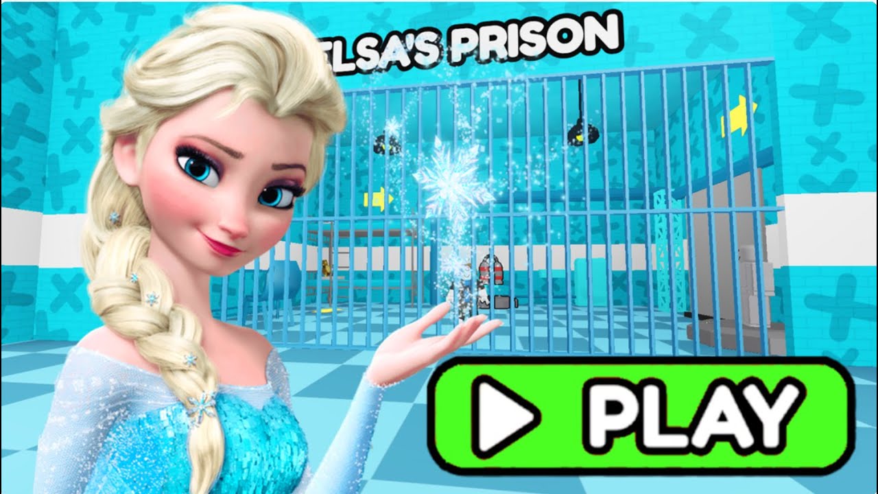 ❄️ELSA PRISON RUN 🎀#roblox #robloxgames #gaming #barryprisonrun #barryroblox #squidgame #kuromi #fyp