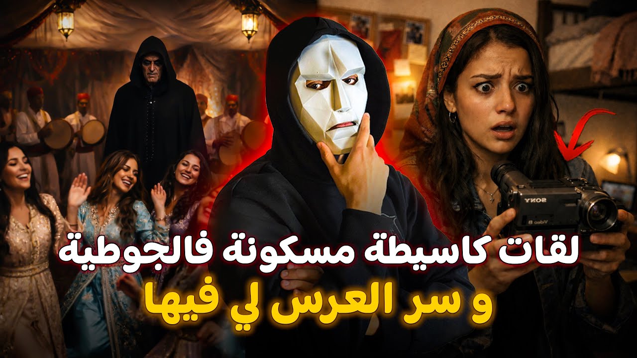 بنت لافاك شرات كاميرة من الحوطية و لقات فيها كاصيطا مكتوب فيها بالدم 😨👁️
