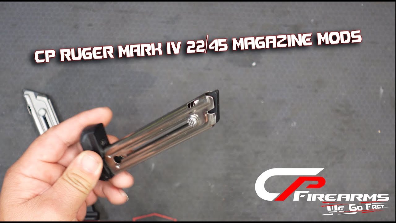CP Ruger Mark IV 22/45 Magazine Mods