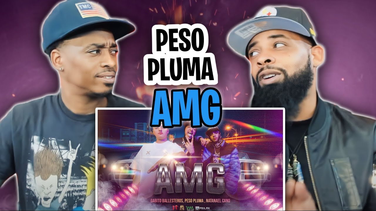 AMERICAN RAPPER REACTS TO -Natanael Cano x Gabito Ballesteros x Peso Pluma - AMG