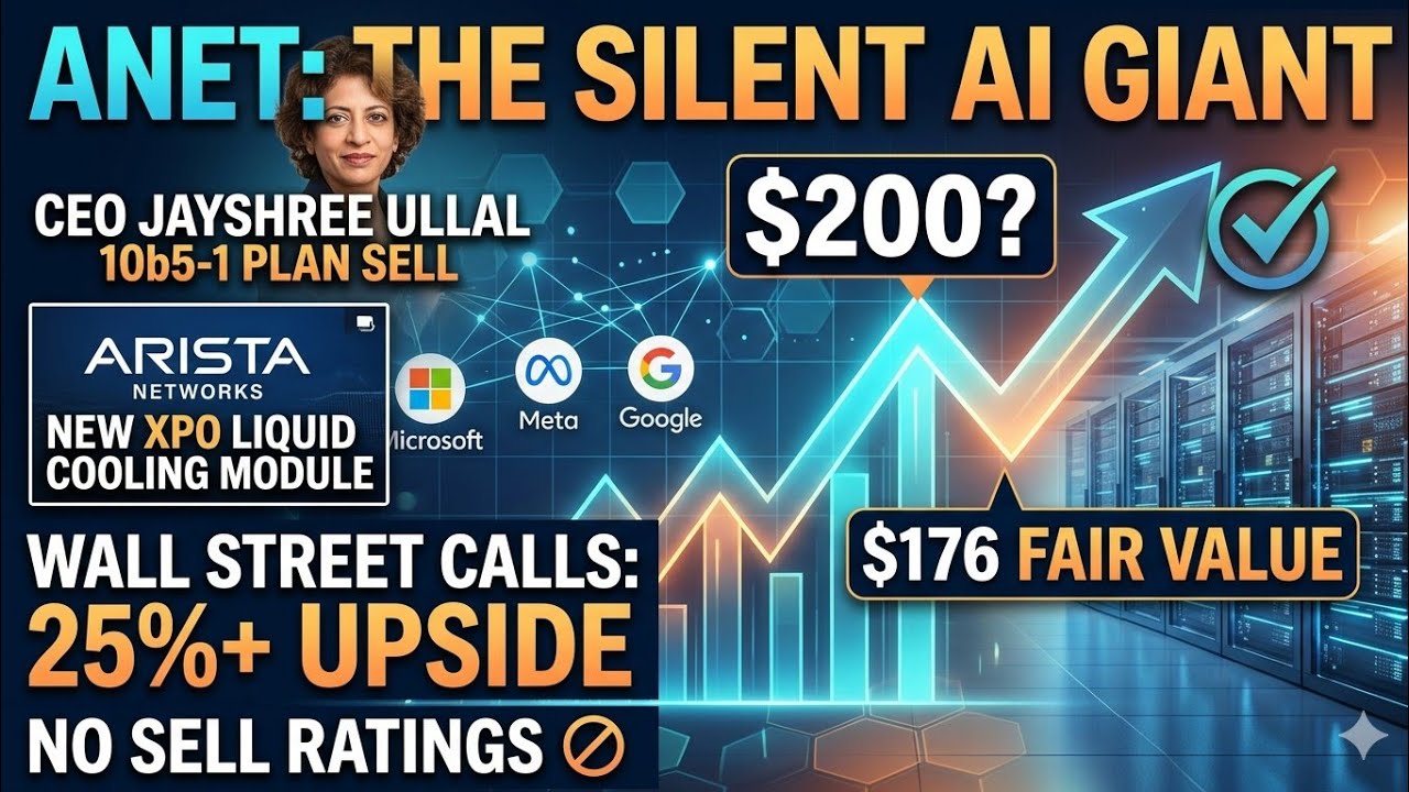 Arista Networks: The Silent AI Giant $200 Target? ANET Stock Analysis#ANET #AristaNetworks #AIStocks