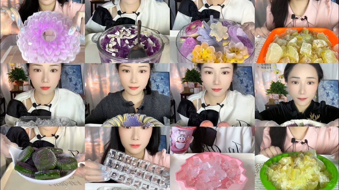 Her Hard ice eating ASMR COLLECTION