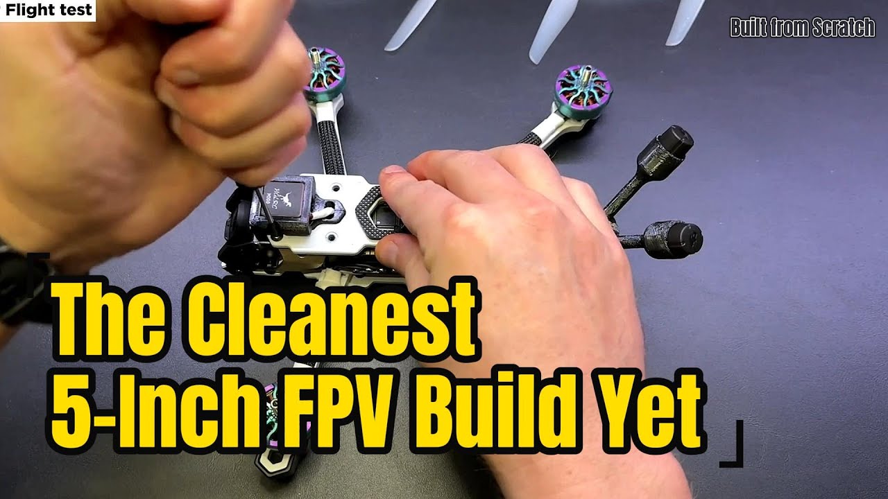 I Built the Cleanest White FPV Drone Ever 🛠️