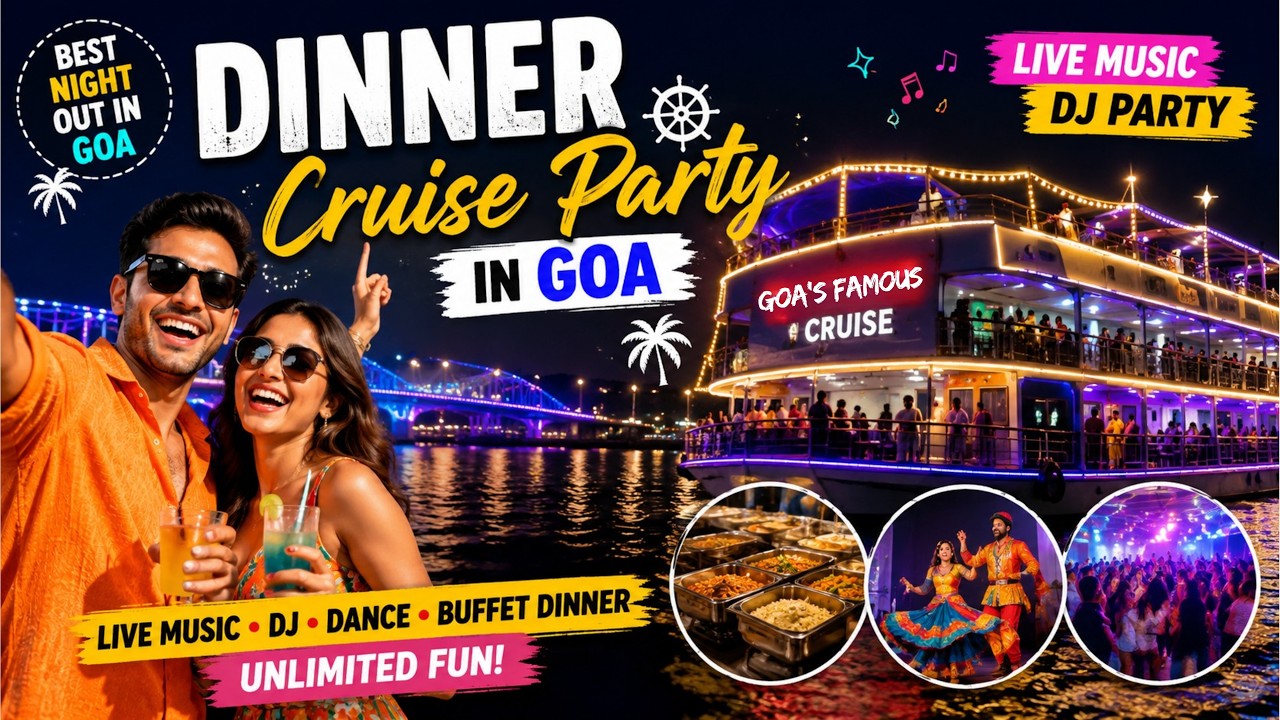 Princessa Dinner Cruise Party Goa | Goas Most Famous Dinner Cruise | Cruise in Goa