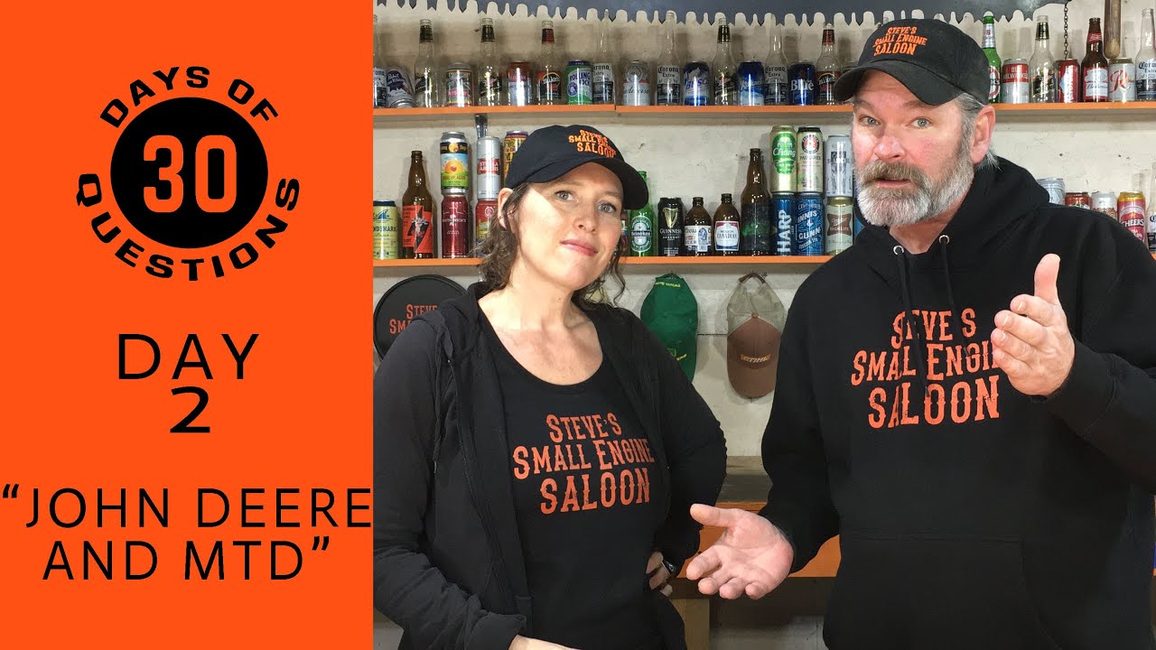 Производятся ли газонокосилки John Deere компанией MTD? (ДЕНЬ 2)