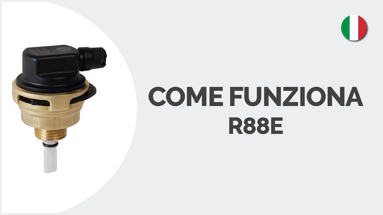 Come funziona la valvola automatica compatta di sfogo aria con filtro 🇮🇹 | R88E | GIACOMINI