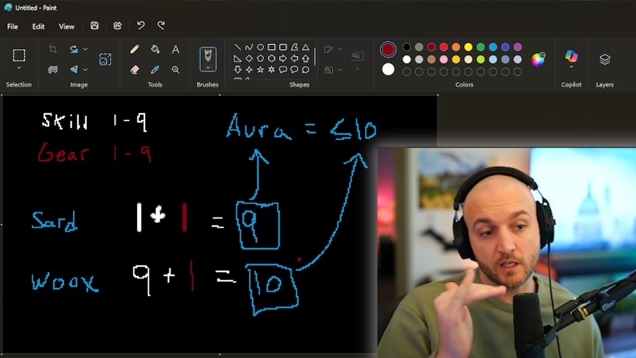 Sardaco Explains Aura Using Paint