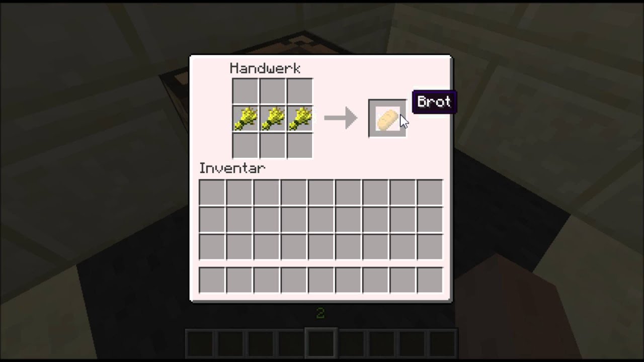 Minecraft Brot Craften