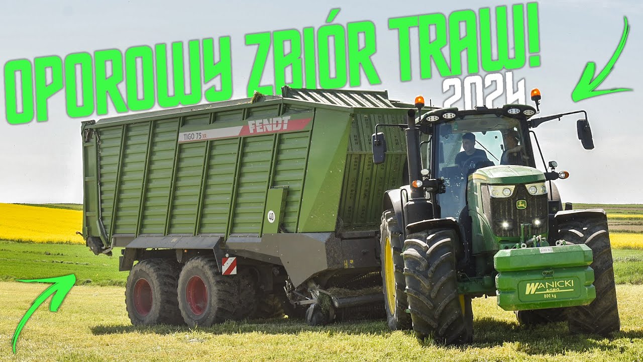 SIANOKISZONKA 2024 ! ✔ 5 JOHN DEERÓW W AKCJI! ✔ ZBIÓR TRAW ✔ GOSPODARSTWO ROLNE KAŁKUS