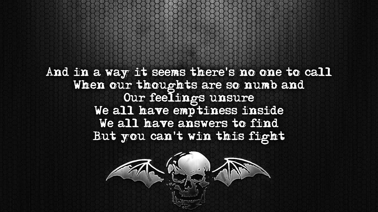 Avenged Sevenfold - Welcome To The Family [Lyrics on screen] [Full HD]