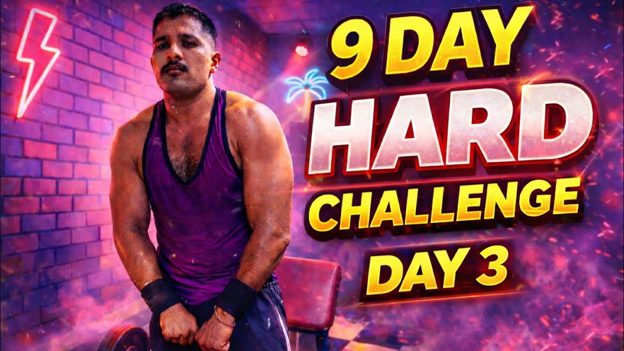 9 hard day challenge day 3 / 9 hard day challenge ka day 3 @MonuGoyat005 