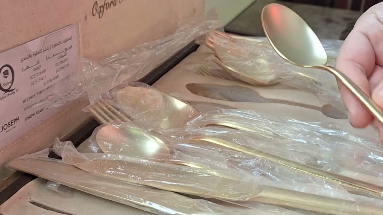 مش مولوده بملعقة دهب🥄 بس بحب أشتري ملاعق دهب