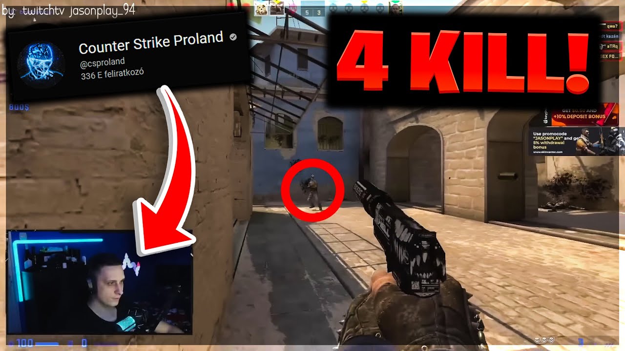K&Uuml;LF&Ouml;LDI CSGO CSATORN&Aacute;N SZEREPELTEM *340.000 SUB*
