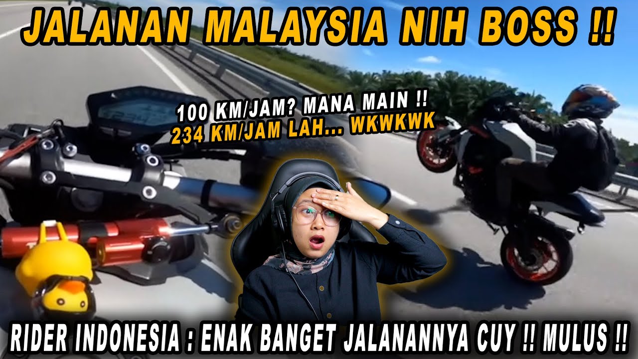 GA ADA AMPUN❗❗JALANAN MALAYSIA MEMANG SURGA BAGI PARA RIDER❗