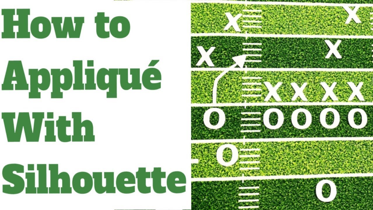 How to Cut out and Apply Appliqué with Silhouette - the best way to cut out fabric