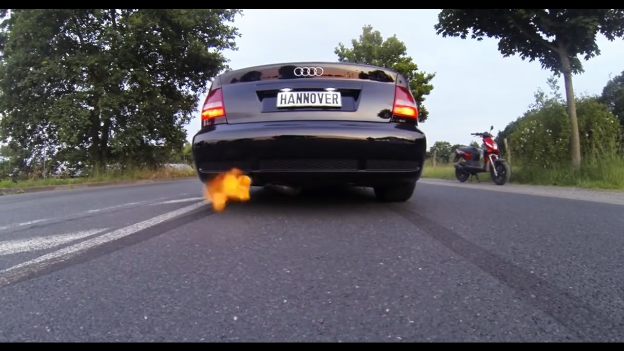 1080 + HP Audi RS4 Limo \ Brutal Acceleration \  launch control HD 4WD