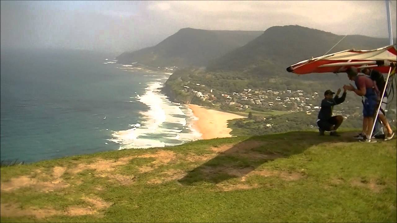first hang gliding lesson at stanwell park