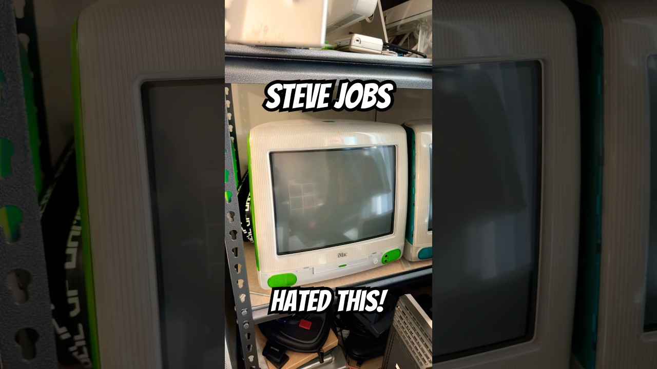 Steve Jobs Almost Canceled the Original iMac! #tech #techretro #applecomputers #appleimac #stevejobs