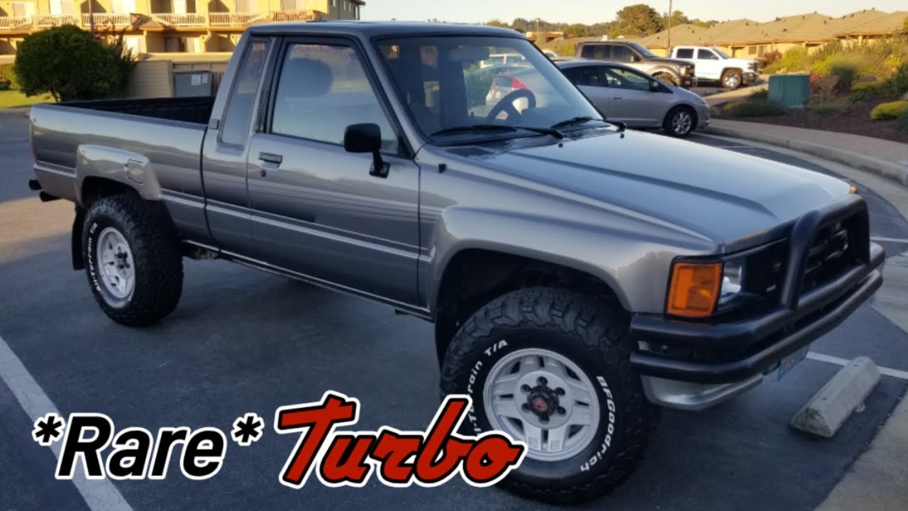 Rescued 1986 Toyota Pickup Turbo 4x4 SR5. Super Rare!
