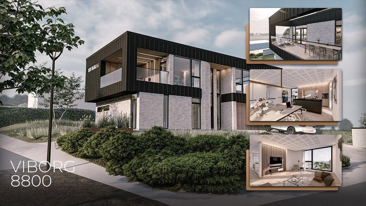 m²plus | Funkis villa i Viborg