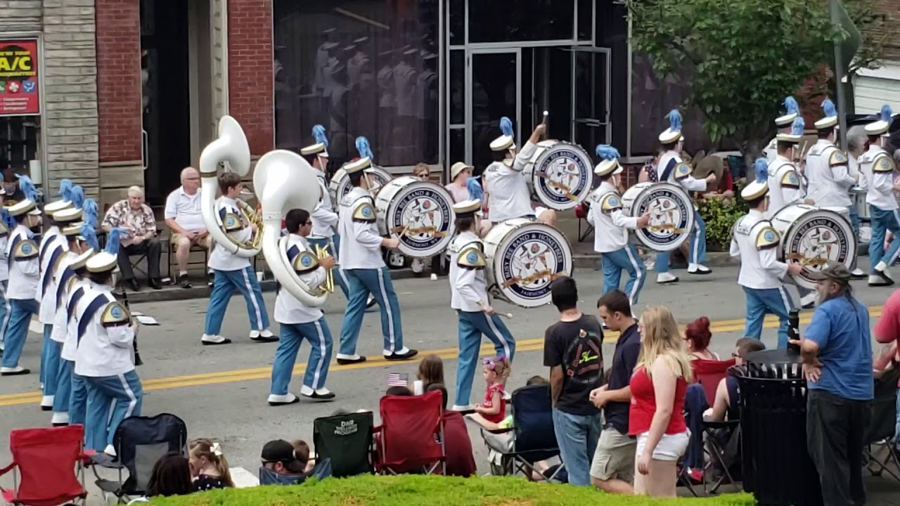 East Fairmont High School Busy Bee Band at Grafton, WV Memorial Day parade 2019
