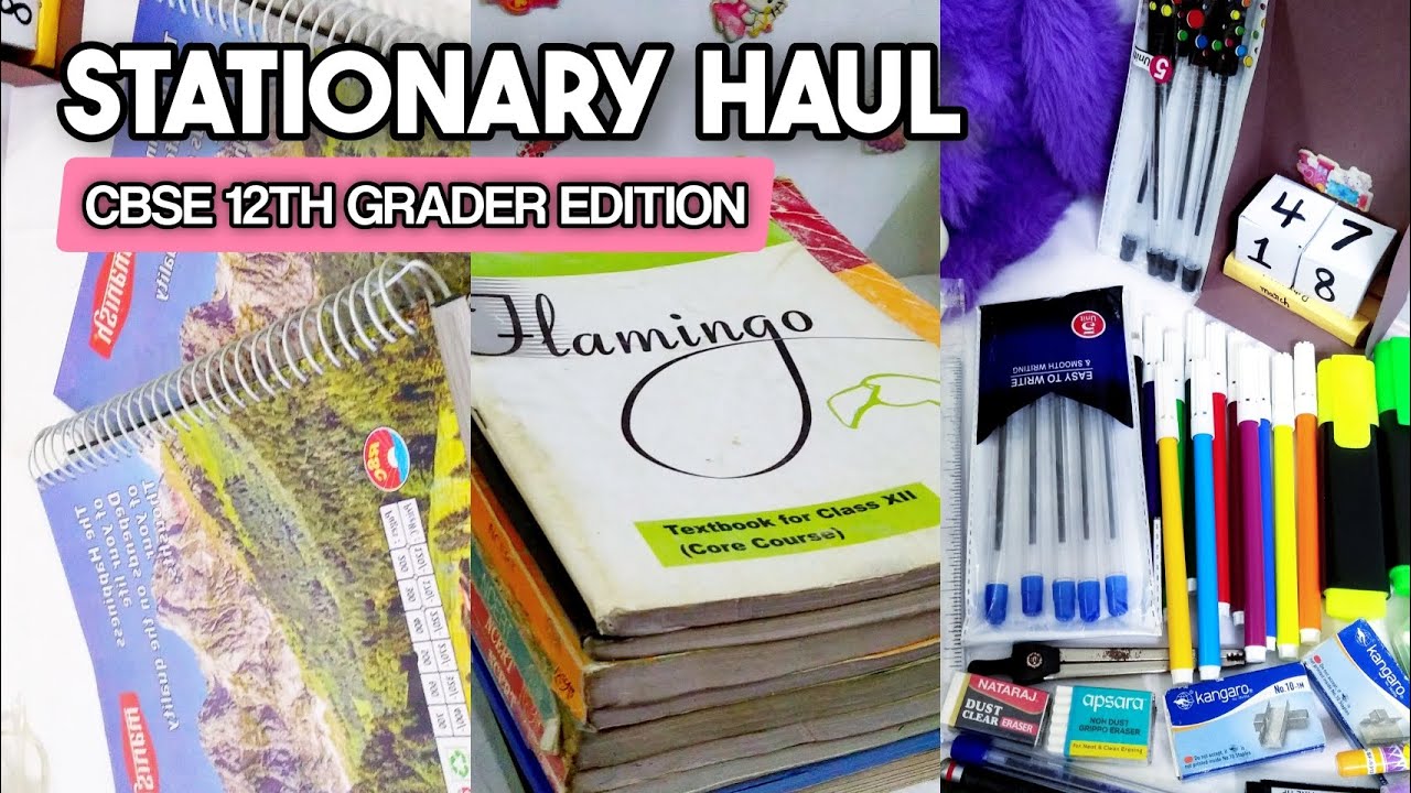 Things I got for my 12th grade 🎀