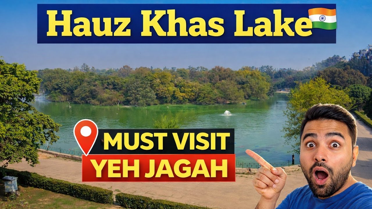 Hauz Khas Village Full Tour | Hauz Khas Fort, Lake & Cafe Hopping | Delhi Travel Vlog👍
