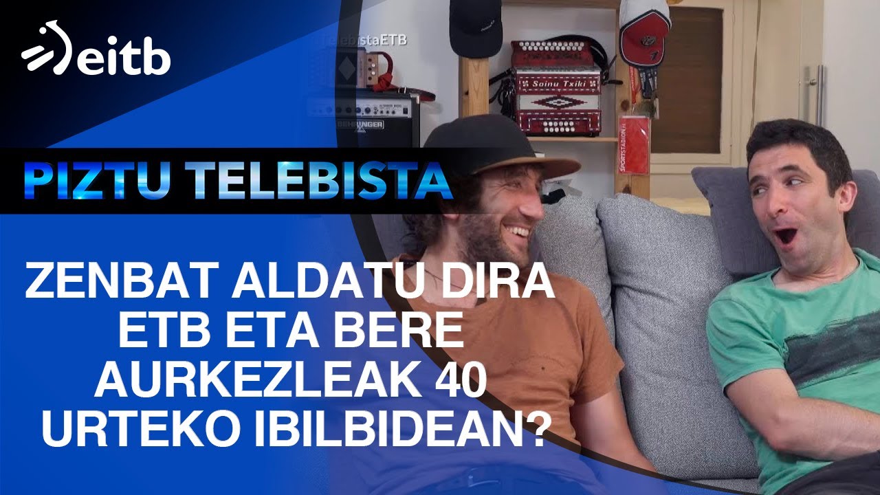 Zenbat aldatu dira ETB eta bere aurkezleak 40 urteko ibilbidean?