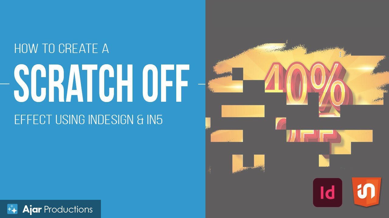 Create a Digital Scratch Off Effect with InDesign & in5