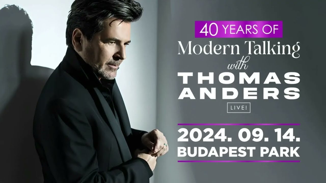 THOMAS ANDERS Budapest Park 2024  szept  14.