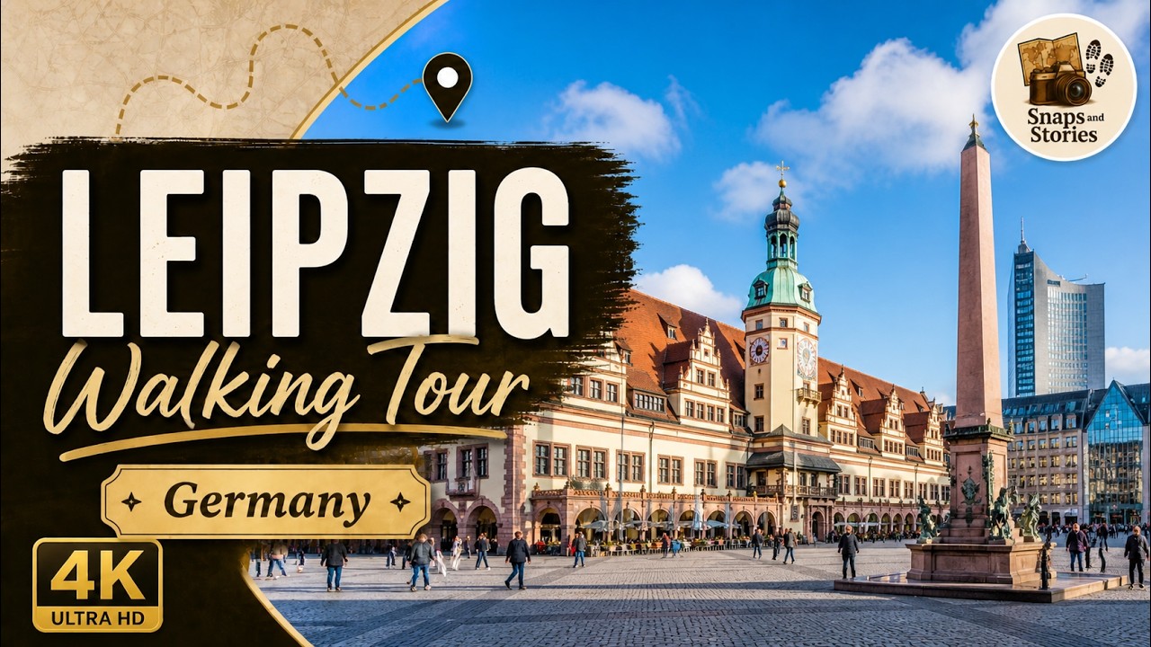 Exploring Leipzig: A 4K Walking Tour of Germany's Coolest City