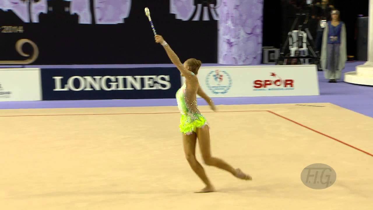 NAZARENKOVA Elizaveta (UZB) - 2014 Rhythmic Worlds, Izmir (TUR) - Qualifications Clubs