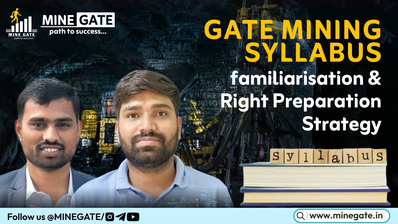 Begin Your GATE MINING 2026 Prep Journey Today! | GATE Mining Syllabus Familiarisation & Plan